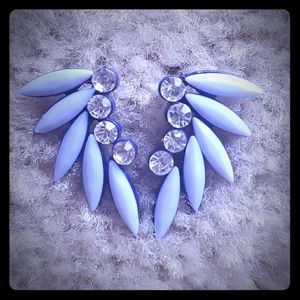 Blue Wing earrings